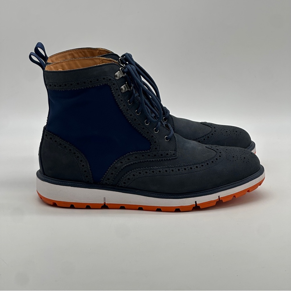 Swims Motion Waterproof Suede Brogue Wingtip Boots. Size 9